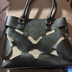Handbag with cute insert not name brand